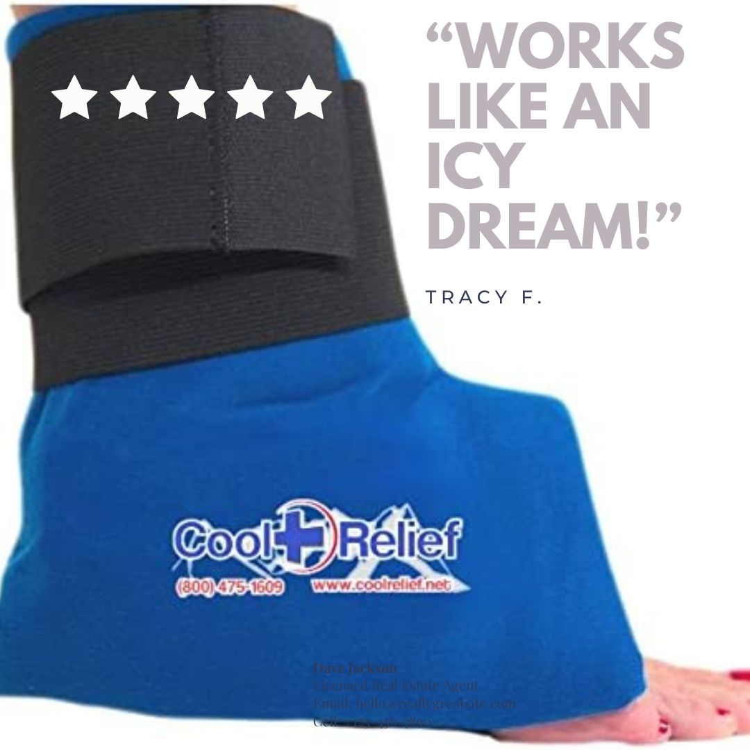 Ankle Ice Pack - Ankle/Foot Ice Packs - Cool Relief Ice Wraps